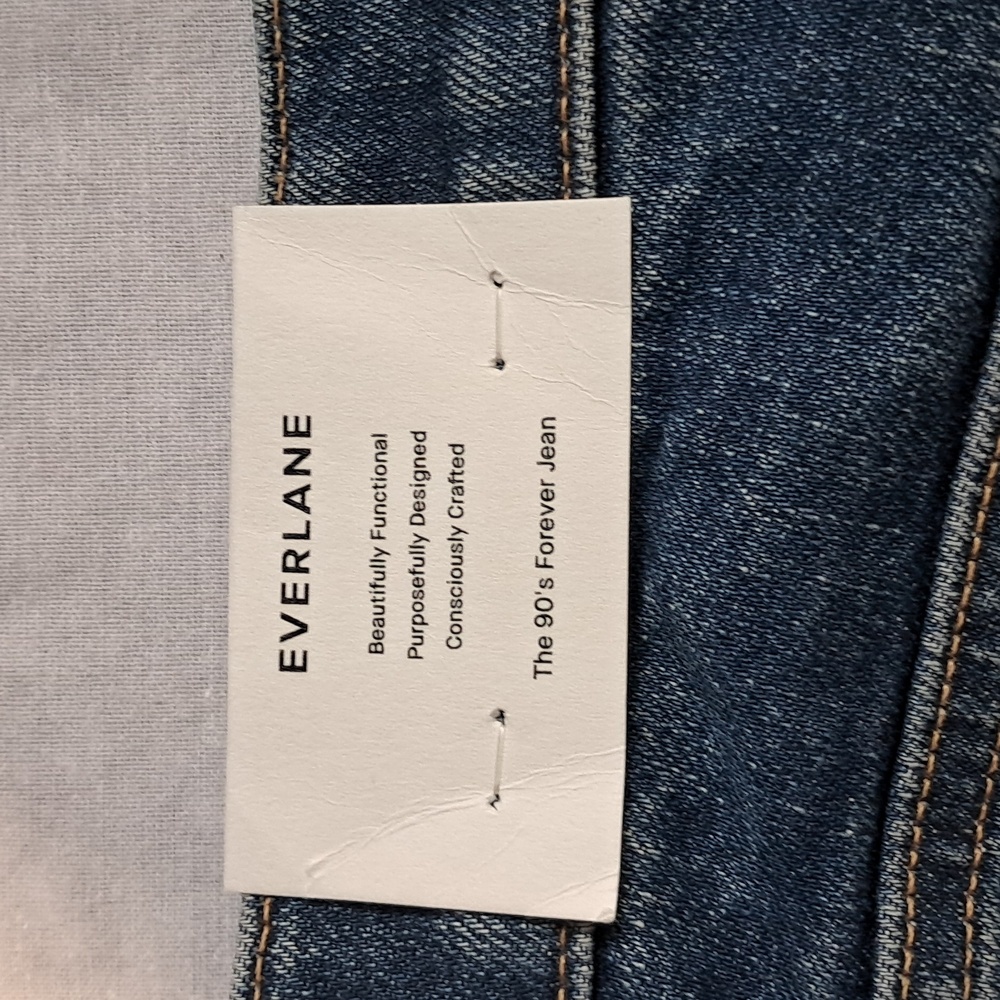 Everlane The '90s Forever Jean. Dark Indigo. Size 26R. - Picture 9 of 15